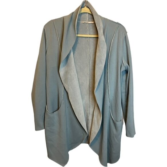 Soft Surroundings Jacket Cardigan Women's‎ Small Plush Blue - Picture 1 of 5